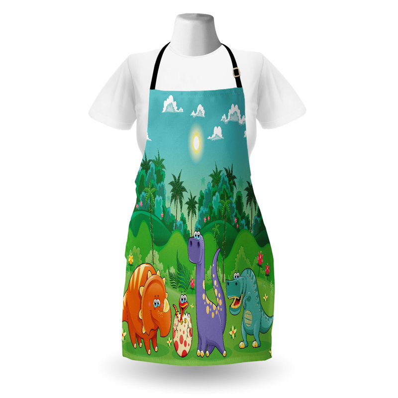No Pattern Bib Apron
