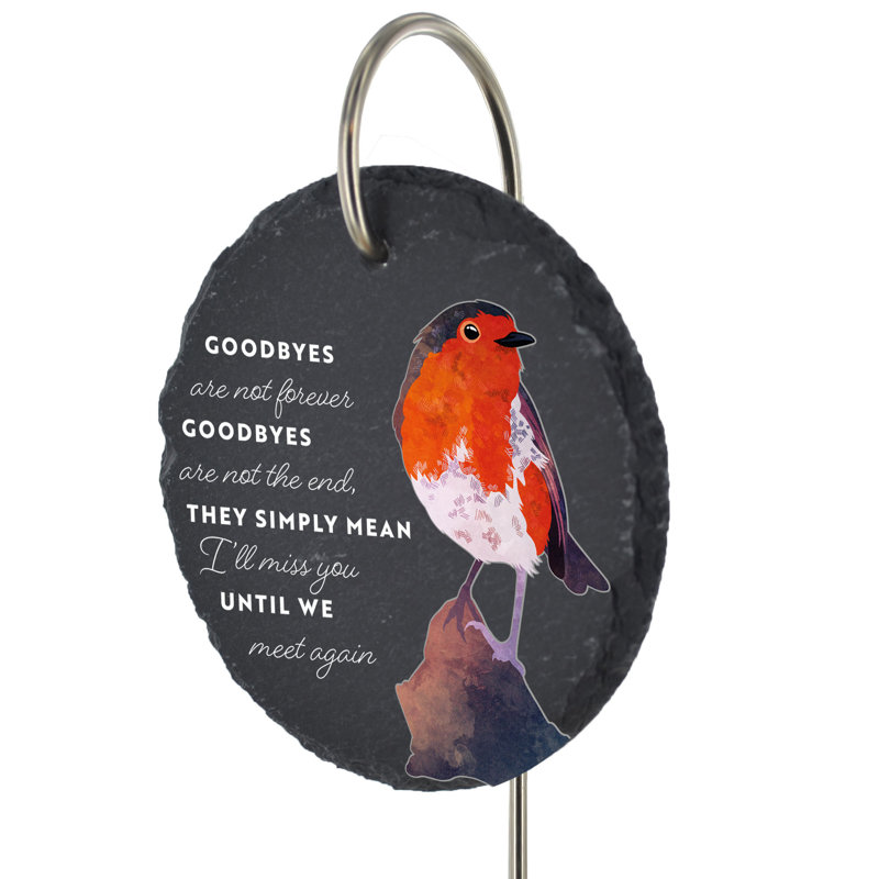 Bortzer Waterproof Stone Birds Memorial Plaque