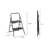COSCO 2-Step Household Folding Steel Step Stool