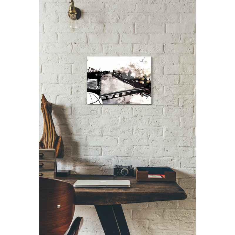 'London Landscape' by Jonathan Lam, Acrylic Glass Wall Art, 12" H x 16" W x 0.12" D