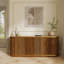 Buffet diagonal cannelé 63 "avec rangement 63"-1365680860