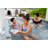 Lifesmart Spas LS350DX 110 Volt 5-Person 28-Jet Rectangle Plug and Play Hot Tub with Ozonator-29474841