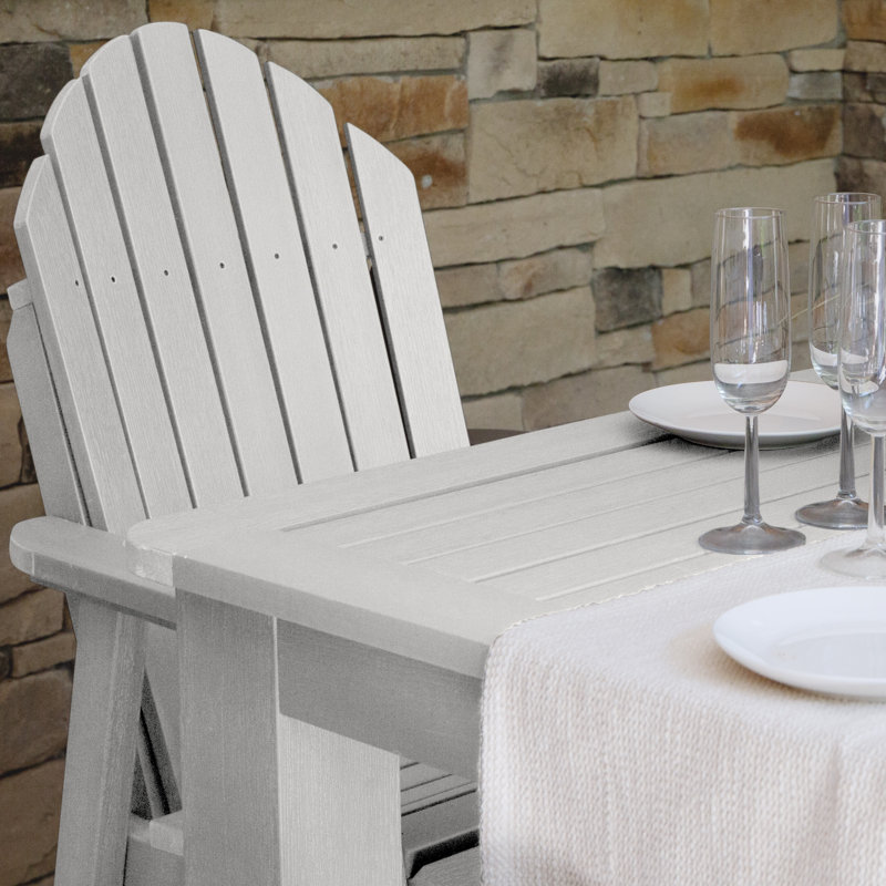 Macias 6 - Person Patio Dining Set with Rectangular Table, White, 30'' H x 42'' W x 72" L