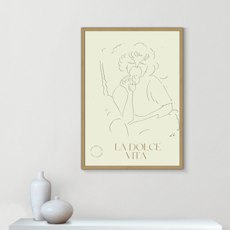 «La Dolce Vita» par Permild & Rosengreen x Léon Spilliaert, H 35,5 po x l 25,5 po x P 0,75 po