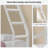Bed  With 4 Storage Drawers & Shelves & Bedside Caddy, Twin  Beds With Charging Station & Led Lights, Metal Bed With Safety Guardrail & Angled Ladder-1972363512-1969585971