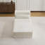 Monoplace avec 1 repose-pieds (blanc)