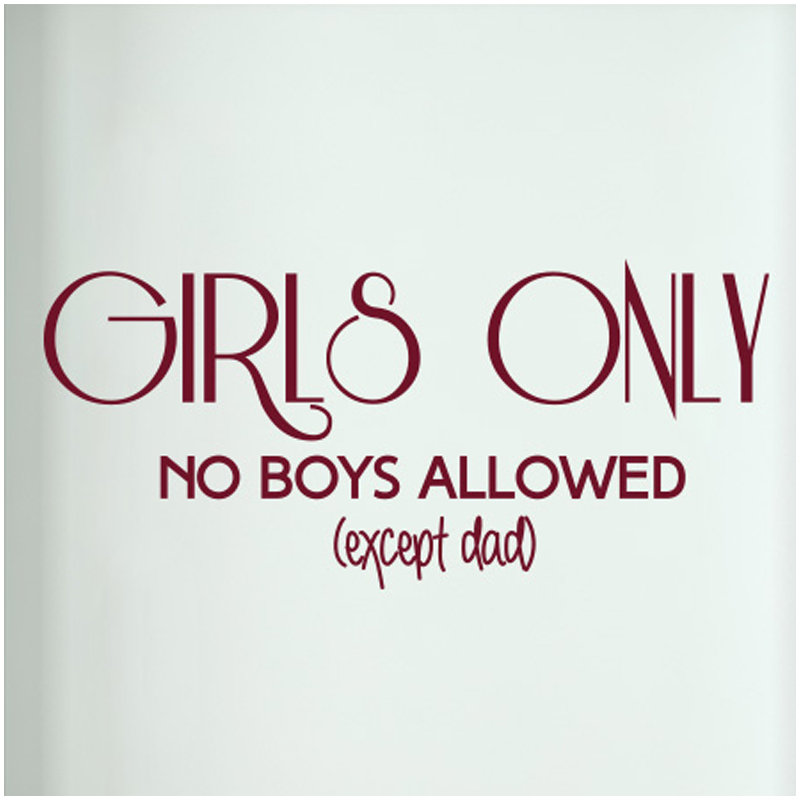 Non-Wall Damaging Wall Decal, Burgundy
