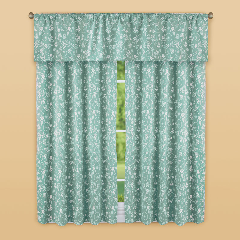 Panneau de rideau simple semi-transparent en microfibre