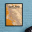 « oakland city map », reproduction d’impression sur affiche-31734290