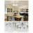 Silver Crystal Chandelier Ceiling Fan