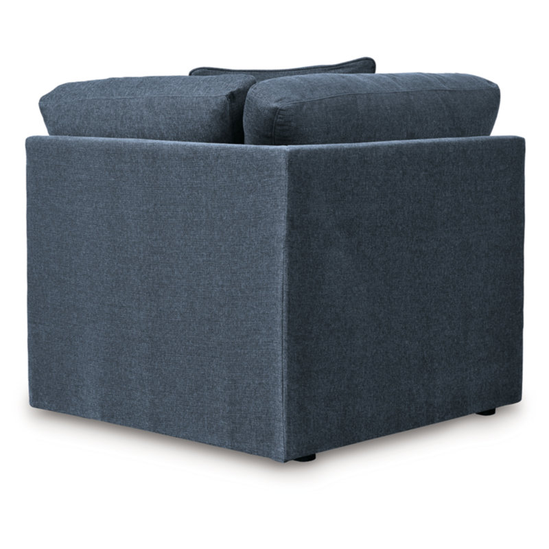 Canapé modulaire 5 pièces Chobanyan, Polyester bleu