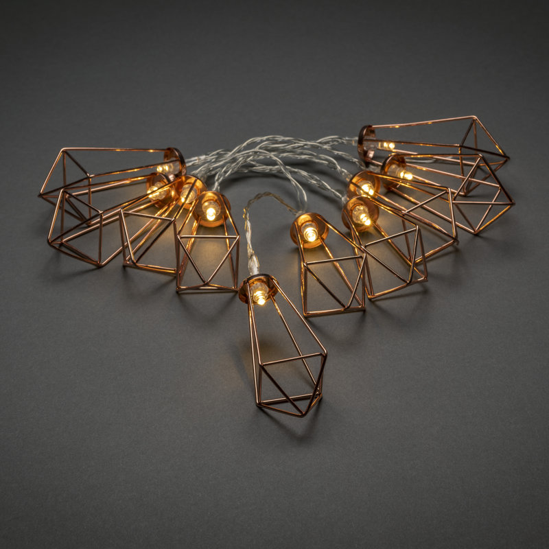 120cm LED Battery Powered 10 - Bulb Novelty String Light