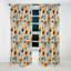 Motif bohème inspiré de la nature II - motif floral - rideau occultant - 1 panneau-107556169
