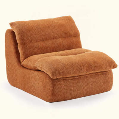 Canapé d'appoint rembourré, fauteuil moderne avec siège moelleux, canapé élégant pour le salon, la chambre à coucher ou le bureau