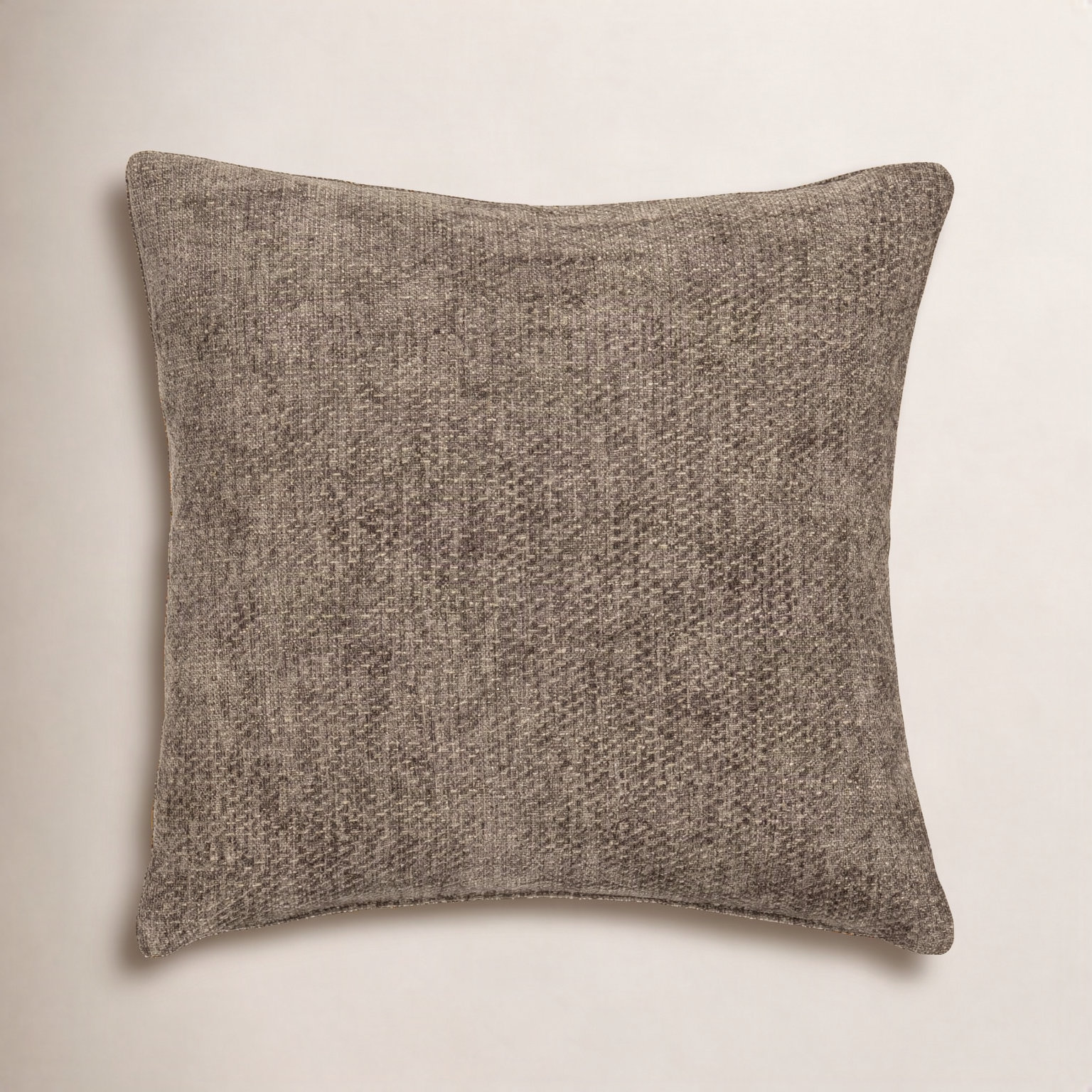 Throw Pillow, 22" x 22", Polyester, Espresso