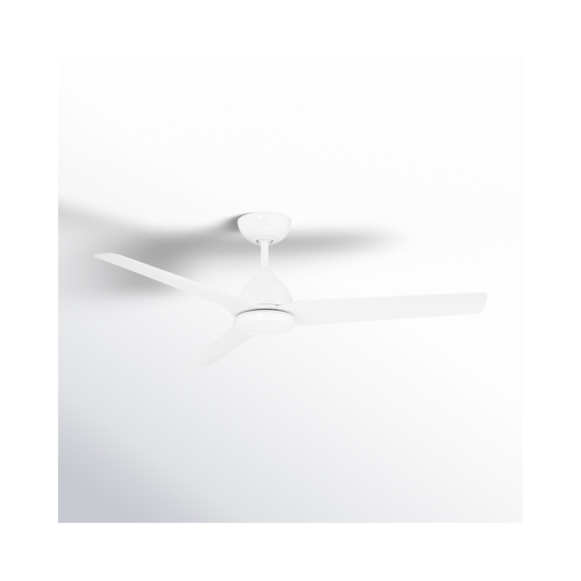 54" Mocha 3 - Blade Outdoor/Indoor Smart Propeller Ceiling Fan with Remote Control Included, Works With Google Assistant, Amazon Alexa, Samsung Smart Things