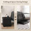 Repose-pieds en cuir Ellasyn-947955023