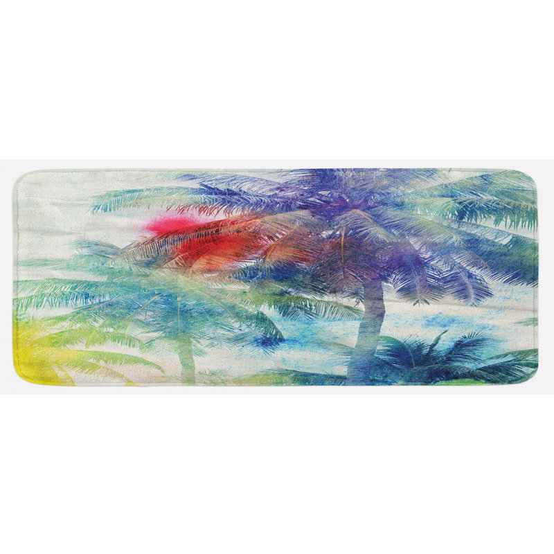 Tapis de cuisine palmier tree
