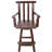 Rustic Bar Stool - Fir Wood Construction-1829540932