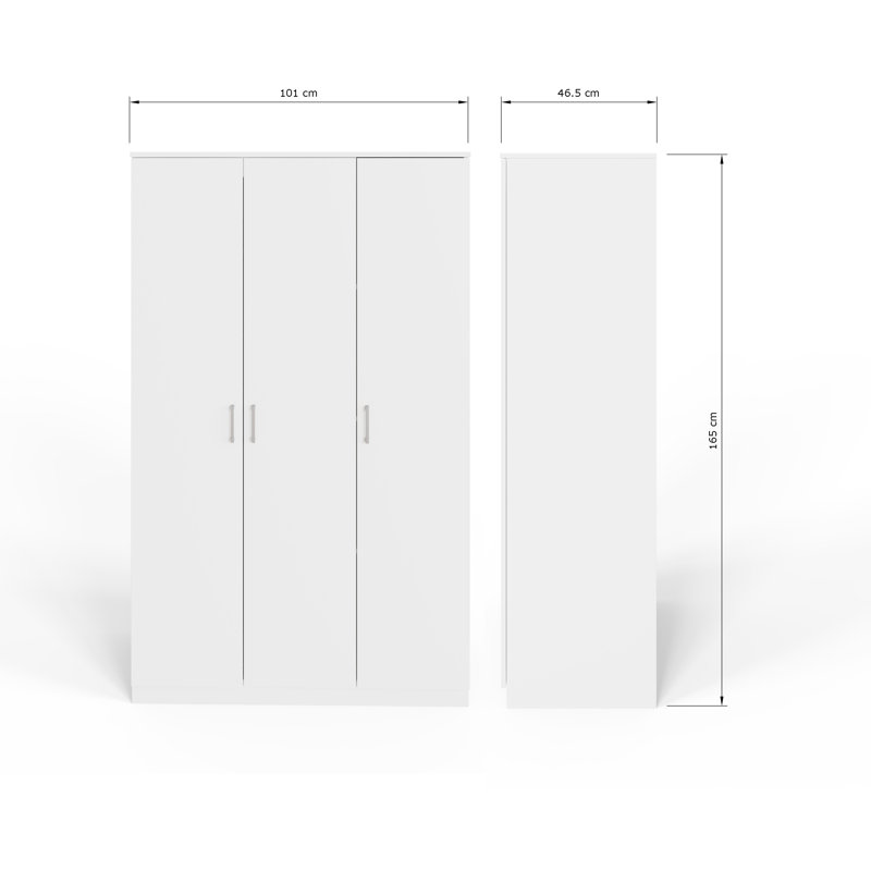 Bailey Manufactured Wood Wardrobe