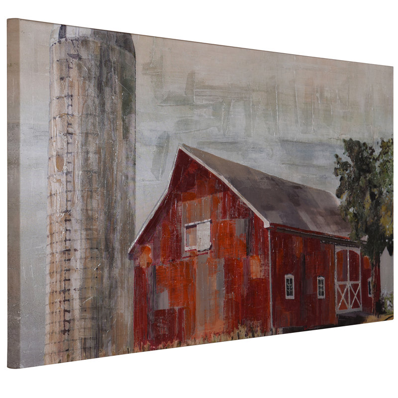 Barnside Silo - Impression sur toile tendue