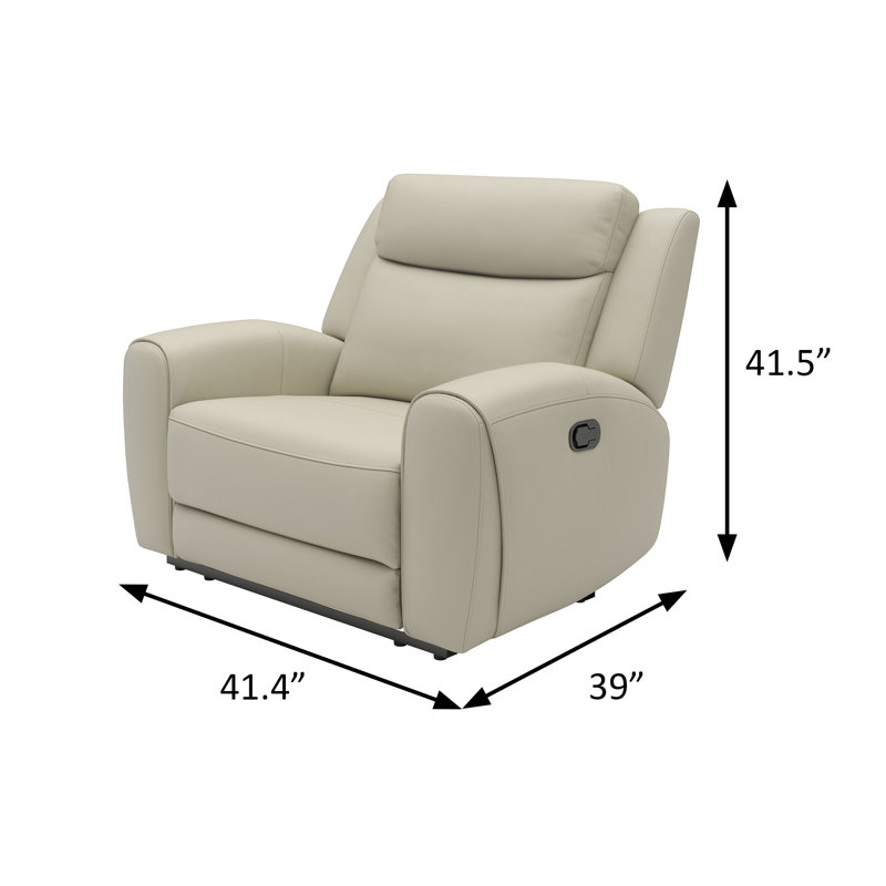 Fauteuil inclinable 41,4 po, beige