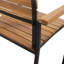 Chaise en bois et métal LARIS, chaise