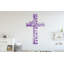 Adhésif décoratif Jésus, croix, décoration murale, cadeau d'art chrétien, dessin au trait, verset de la Bible 349DRE-253040678-253040691
