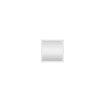 Denver Modern Style Square Mirror In Natural Rustic. INCLUDES MIRROR ONLY.