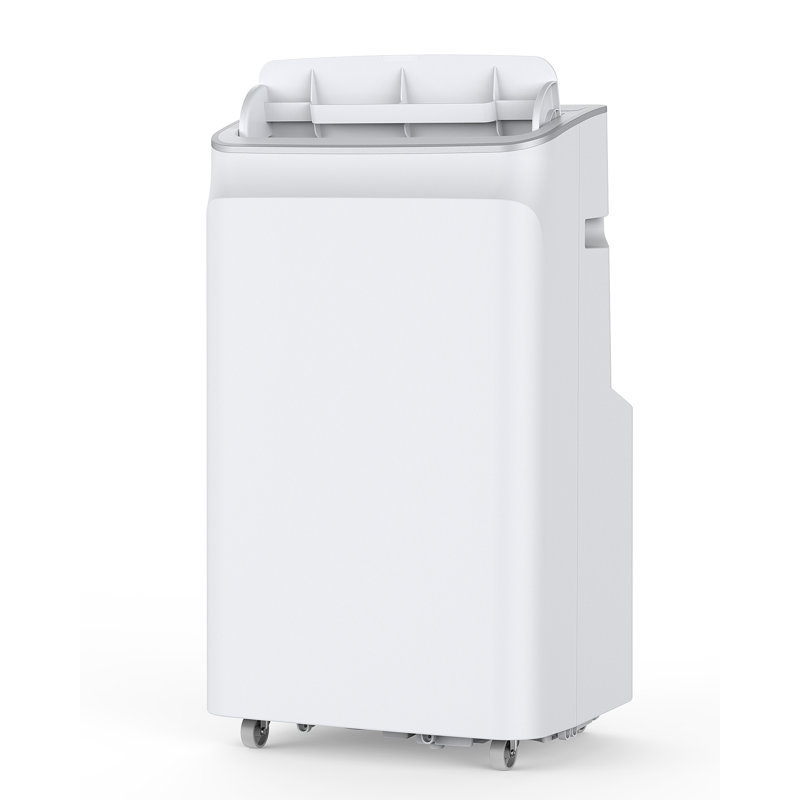 Puissant climatiseur portatif 12 000 BTU - climatiseur 3-en-1, ventilateur et déshumidificateur - 3 vitesses, mode veille, basculement automatique, télécommande, minuterie 24H - pour les pièces jusqu'à 550 pieds carrés