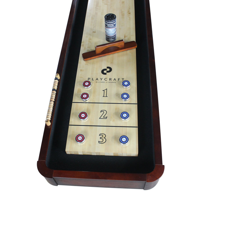 Georgetown Shuffleboard Table, Cherry, 12'