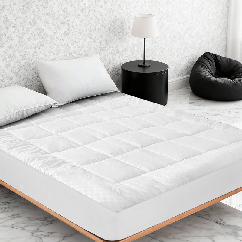 Housse de protection antidérapante pour matelas en relief, Double