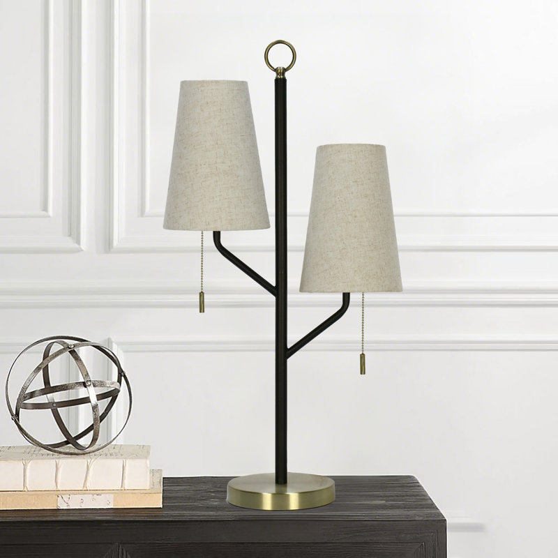 Lampe de table en métal 28 po Yrsa