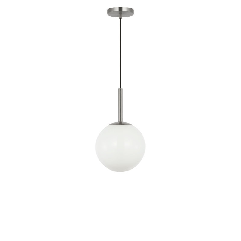 Luminaire suspendu Nube, Nickel brossé, Non