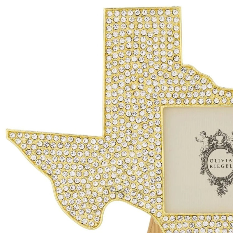 Crystal Texas Picture Frame