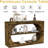Console Table, 55-Inch Entryway Table With Storage 3-Tier Farmhouse Narrow Sofa Table Wood Foyer Table For Entryway, Hallway, Living Room, Office (Vintage Brown, 55 Inch)