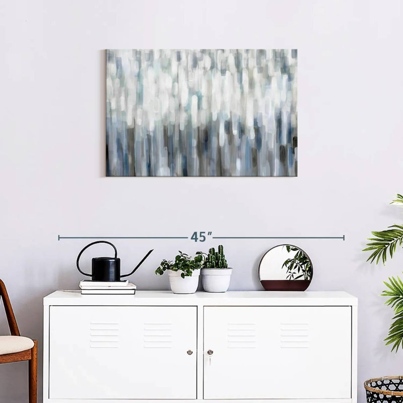 Avery Silver Rain, 20" H x 30" W