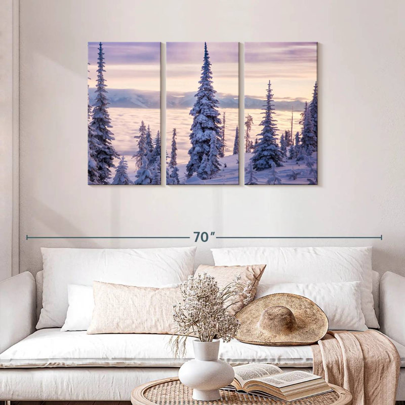 Alvord Snowy Flathead Lake, 28" H x 45" W