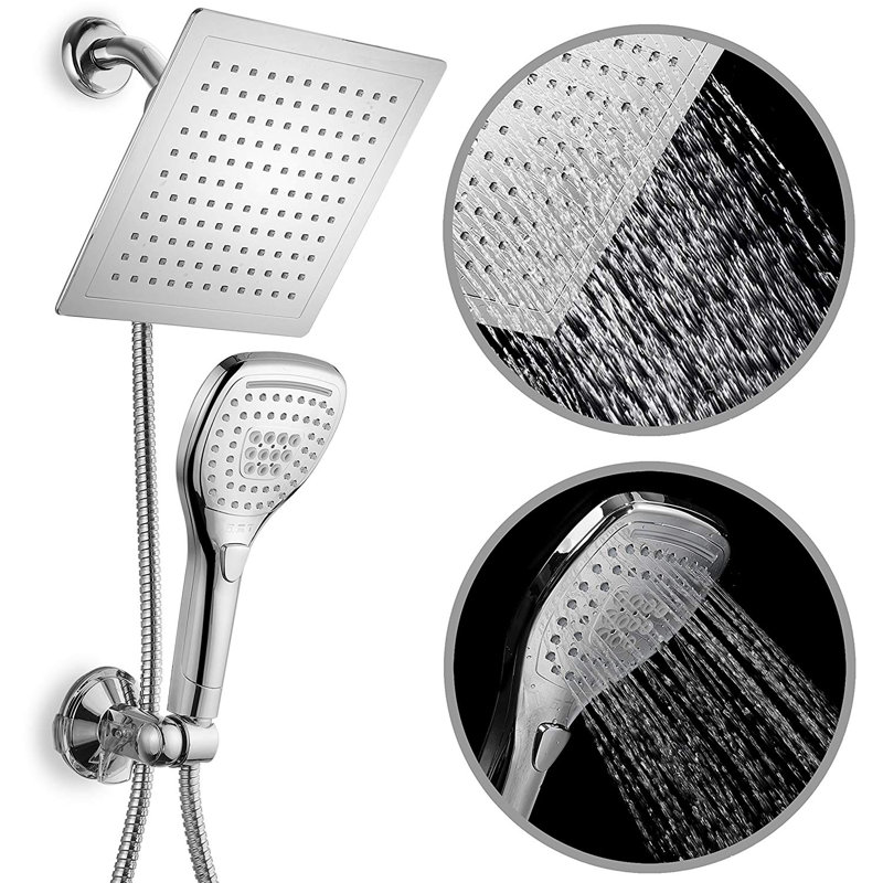 Massage/Jet Dual Shower Head 2.5 GPM GPM