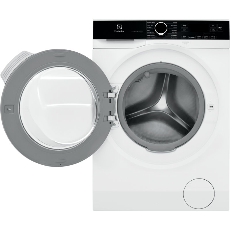 White 2.4 Cu. Ft. High Efficiency Front Load Washer with Steam