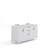 Elizabeth 60" Carrara White Marble Countertop Bath Vanity with Faucet-1798288981-1798288986
