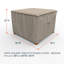 Housse pour table d'extérieur / repose-pieds Tanner-619725258