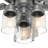 44" Hartland 5 - Blade Standard Ceiling Fan with Pull Chain and Light Kit Included-49934519