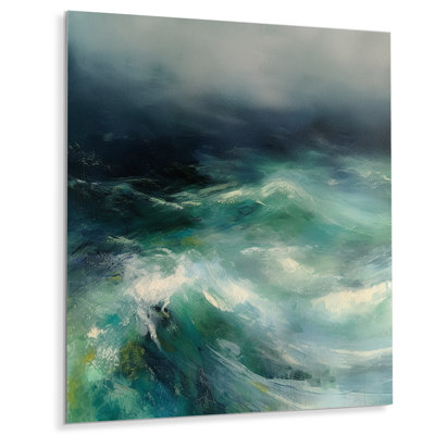 Vagues de bonheur II - décoration murale bord de mer en métal