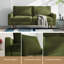Canapé 70 po en velours moderne 70 po: causeuse compacte à 3 places pour salon et appartement | Support ergonomique + assemblage facile