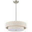 Maskell 4-Light Fabric Semi Flush Mount Ceiling Light Chandelier-1147556285