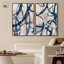 «Blue Lines», ensemble de 2 ensembles abstraits sur toile par Art Remedy-114217645-115140429