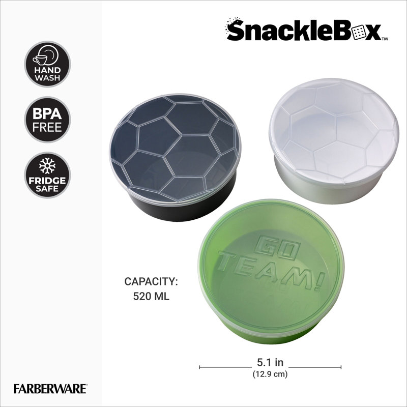 Faberware Snacklebox Soccer Minis