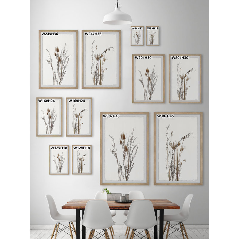 Fleurs d'automne sauvages - Diptyque, H 18 po x l 12 po