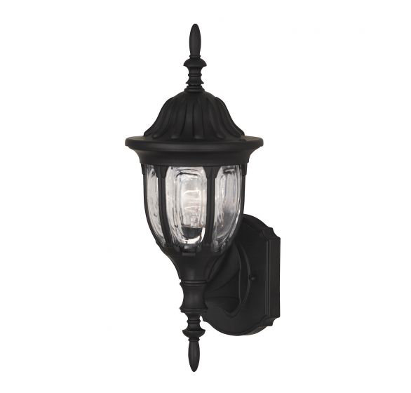 Okanagan Outdoor Wall Lantern in Black